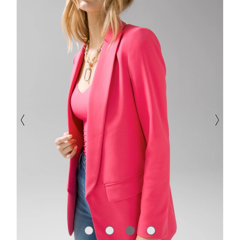 WHBM Open Front Boyfriend Blazer Azelea